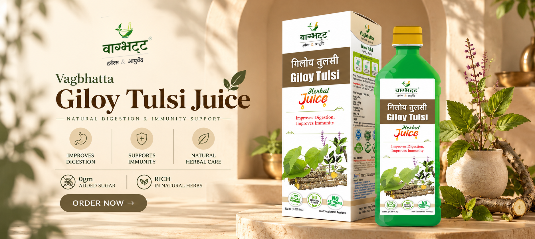 Vagbhatta Giloy Tulsi Juice